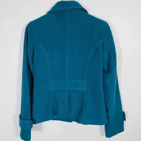 TULLE | TEAL BUTTON  COAT - Picture 11 of 11